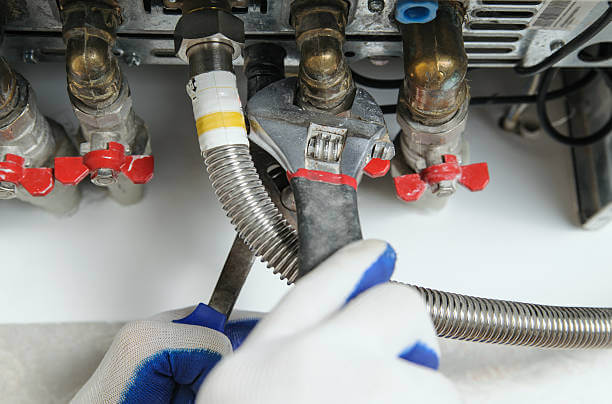 instalación de gas natural